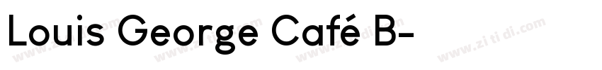 Louis George Café B字体转换